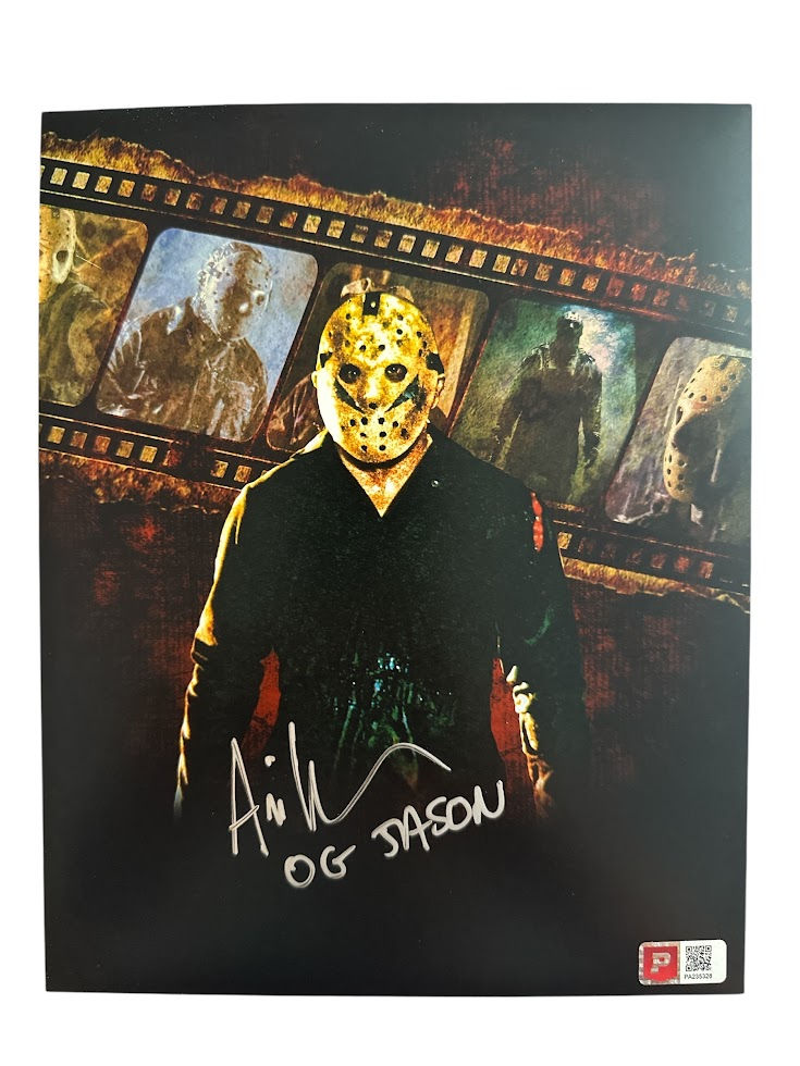 Ari Lehman Friday The 13th OG Signed Jason 8x10 Photo  (PA)