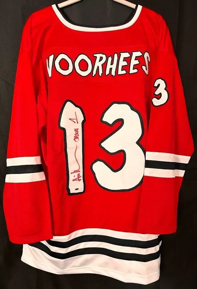Friday the 13th auto autographed jersey Ari Lehmen
