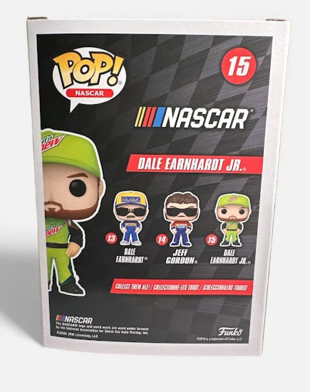 Thumbnail: Dale Earnhardt Jr Signed NASCAR Funko Pop #15 Beckett BAS Autographed