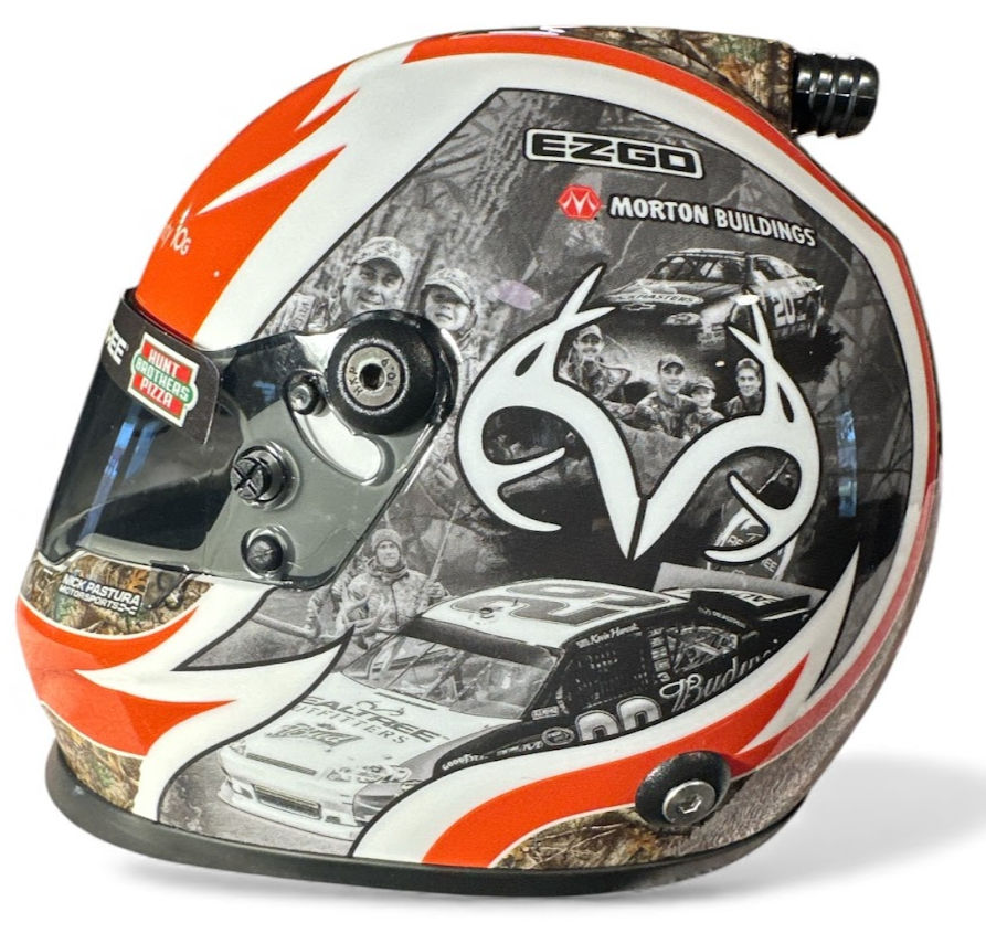 Thumbnail: Kevin Harvick Signed Realtree “4EVER” NASCAR 1:2 Scale Mini Helmet (PA)