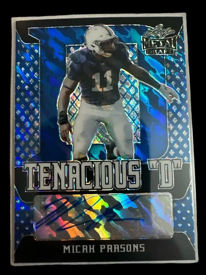 Micah Parsons 2021 Leaf Metal Autographed Rookie Card #2/40