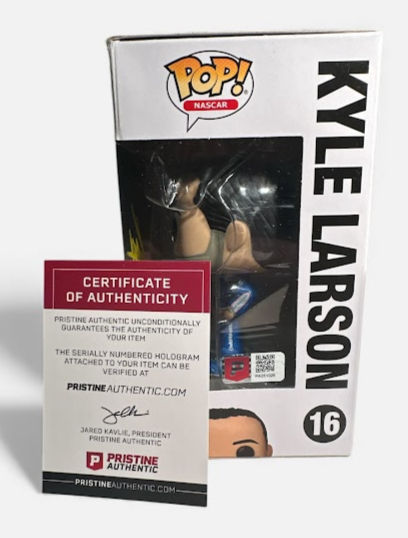 Thumbnail: Kyle Larson Signed NASCAR Funko Pop #16 – (PA)