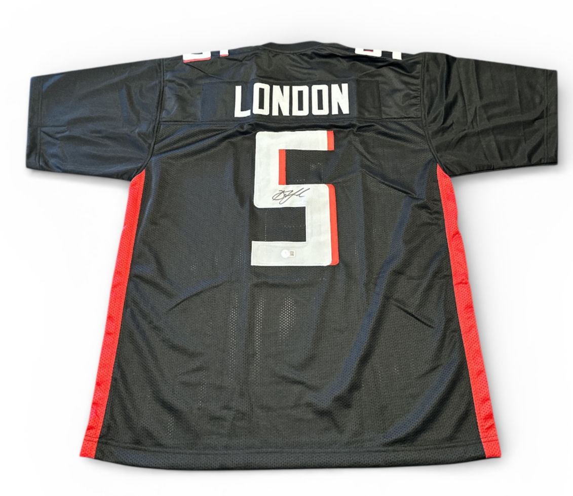 Falcons Drake London Signed Custom Jersey (Beckett)