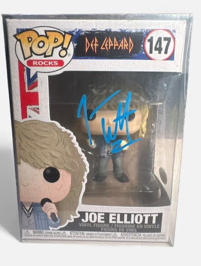 Thumbnail: Joe Elliott Signed Def Leppard Funko Pop Rocks #147 JSA Autographed