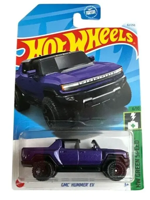 2024 Hot Wheels GMC Hummer EV Green Speed 62/250 die-cast car