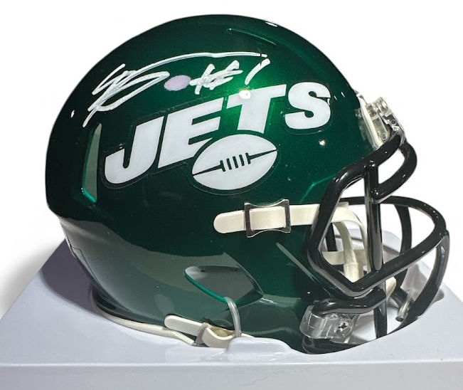 Ahmad "Sauce" Gardner Signed New York Jets Speed Mini Helmet - Beckett