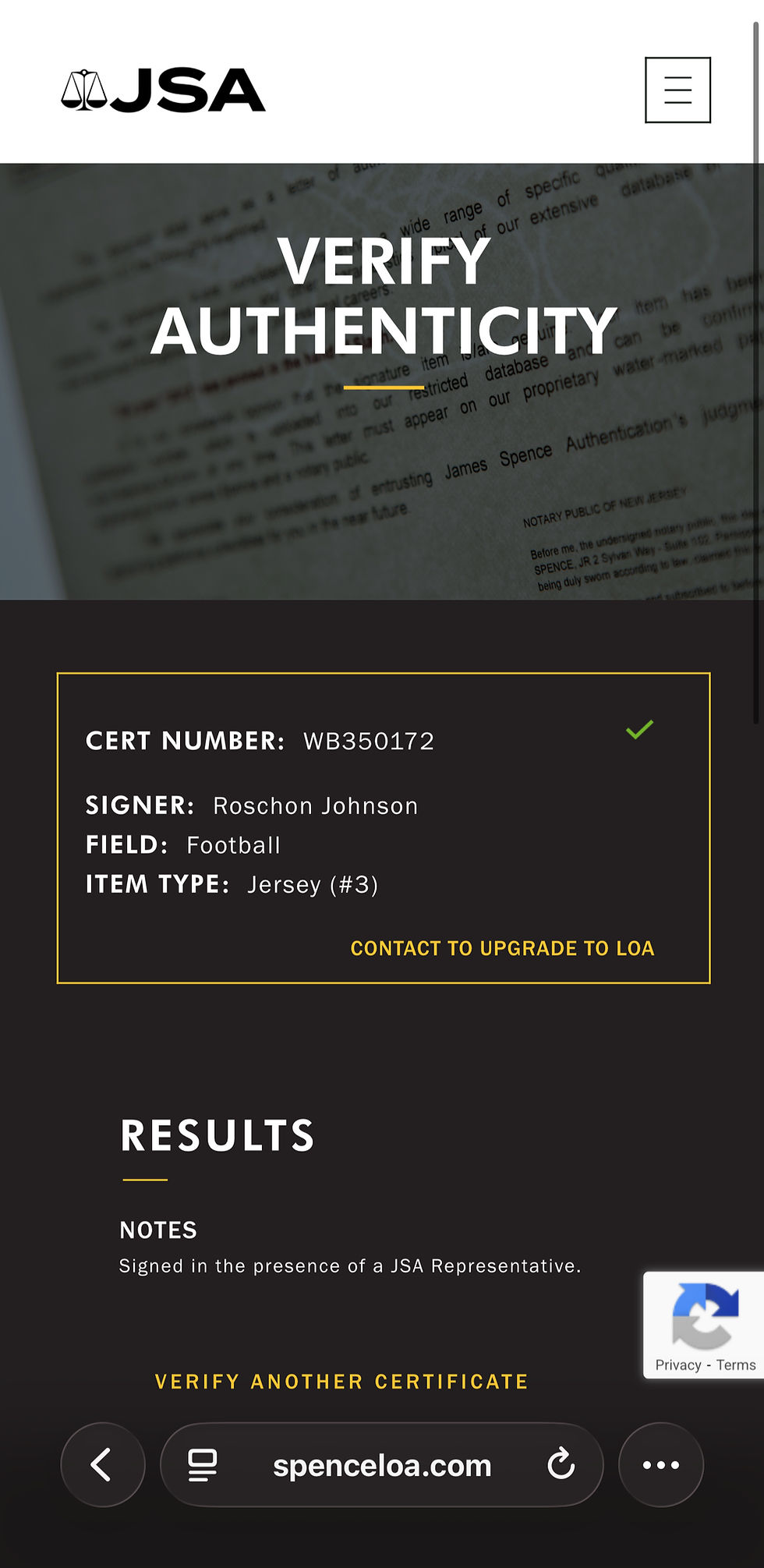 Thumbnail: Chicago Bears RB Roschon Johnson Signed Custom Jersey (JSA)