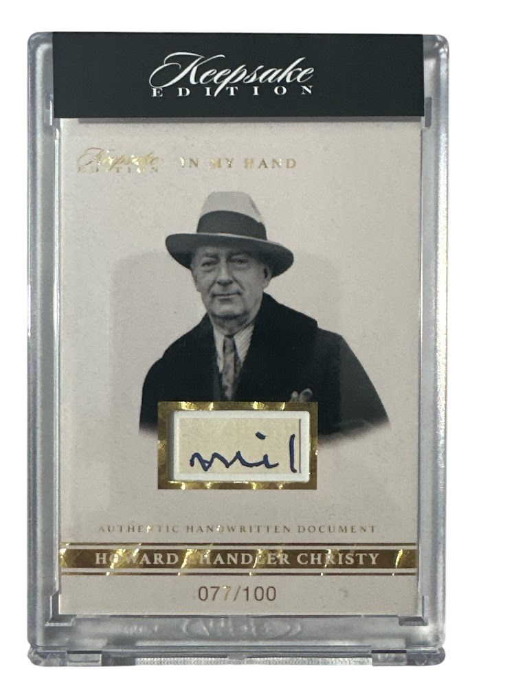 Thumbnail: Howard Chandler Christy Keepsake In My Hand Card 77/100 – Limited Edition Art Collectible