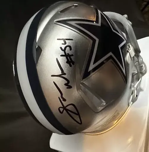Sam Williams autographed Dallas Cowboys speed mini helmet Gameday Witnessed