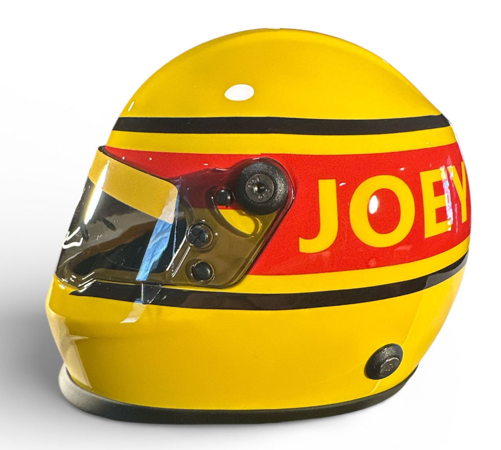 Thumbnail: copy of Joey Logano Signed Pennzoil NASCAR Mini Helmet – Autographed Racing (PA)