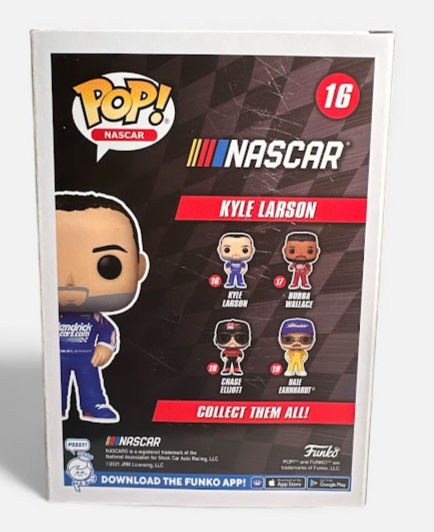 Thumbnail: Kyle Larson Signed NASCAR Funko Pop #16 – (PA)