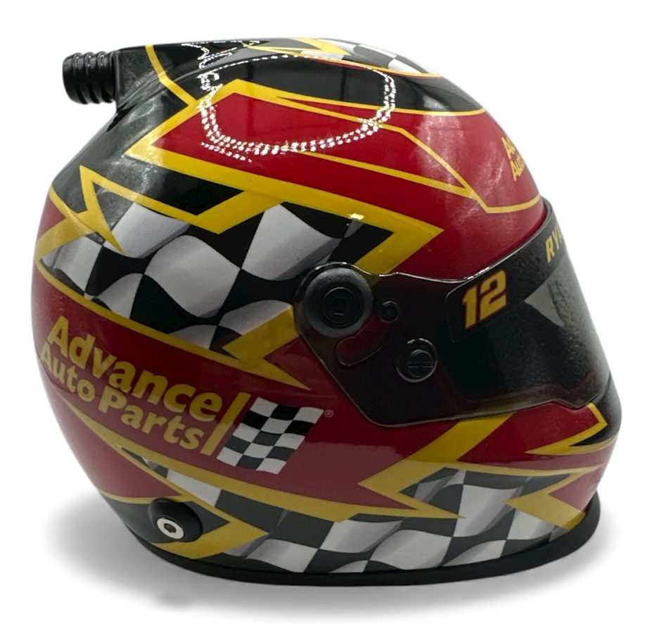Thumbnail: Ryan Blaney Signed NASCAR Advance Auto Parts Mini Helmet (PA)