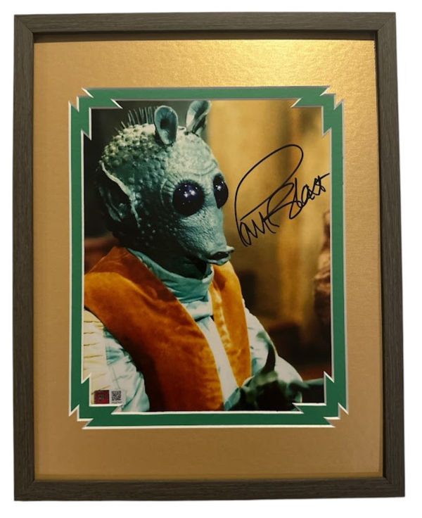 Thumbnail: Paul Blake Signed Framed Star Wars Greedo 8x10 (PA)