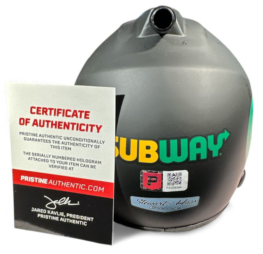 Thumbnail: Kevin Harvick Autographed Subway Racing 1:2 Scale Mini Helmet – (PA)