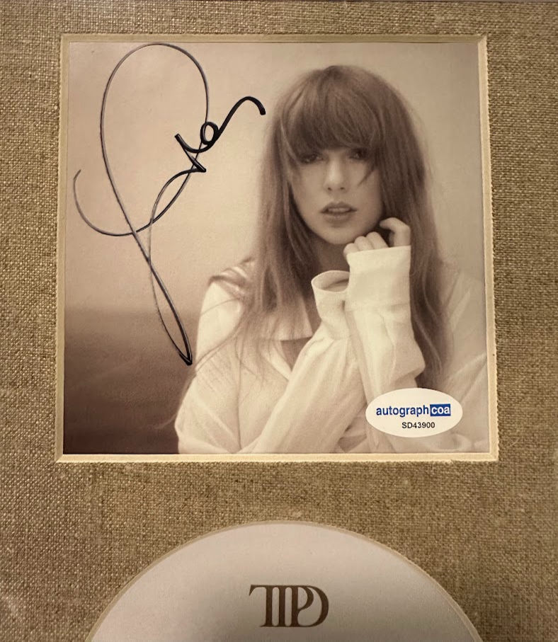 Thumbnail: Taylor Swift Signed Custom Matted Wooden Framed Photo Display(ACOA)