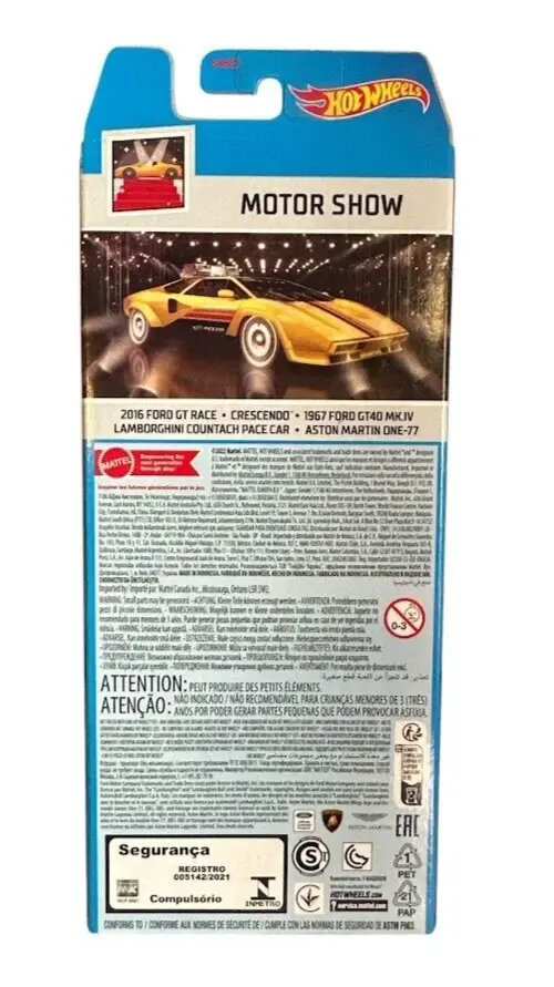 Thumbnail: 2021 Hot Wheels Motor Show 5-Pack with GT Race and Countach