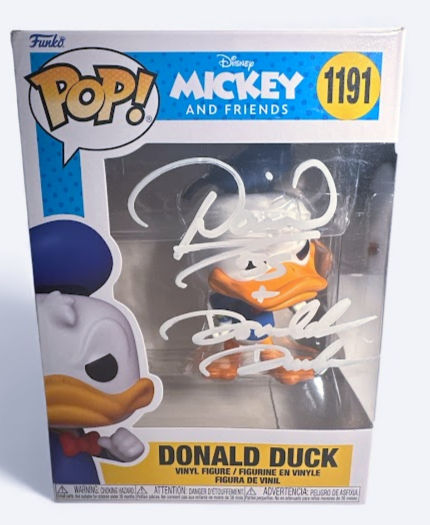 Daniel Ross Signed Donald Duck Funko Pop! #1191 Mickey & Friends (JSA)