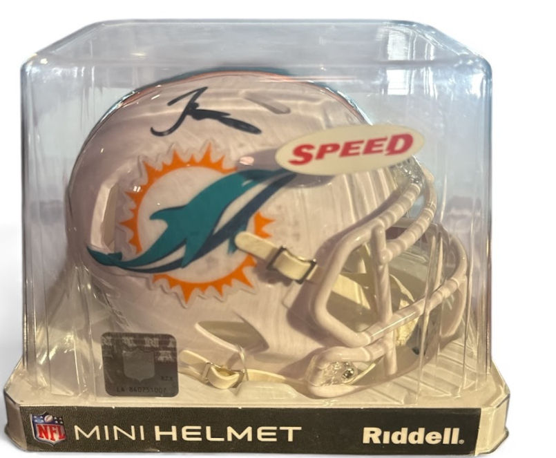 Thumbnail: Tyreek Hill Signed Miami Dolphins Flash Alternate Speed Mini Helmet (Beckett)
