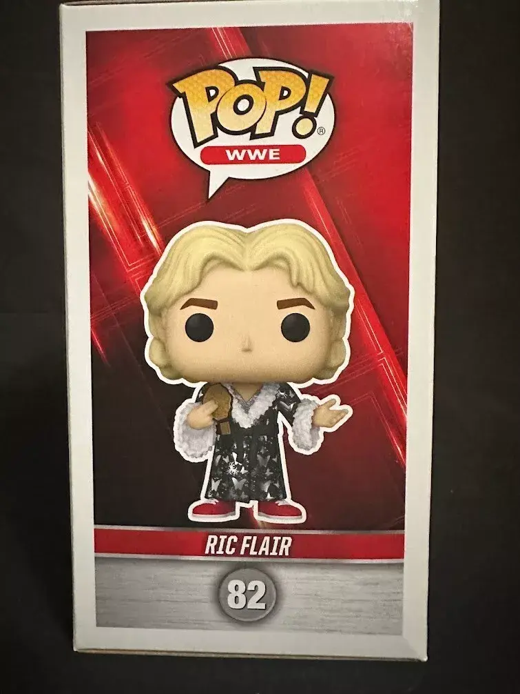 Thumbnail: Ric Flair signed WWE #82 Funko Pop PSA certified
