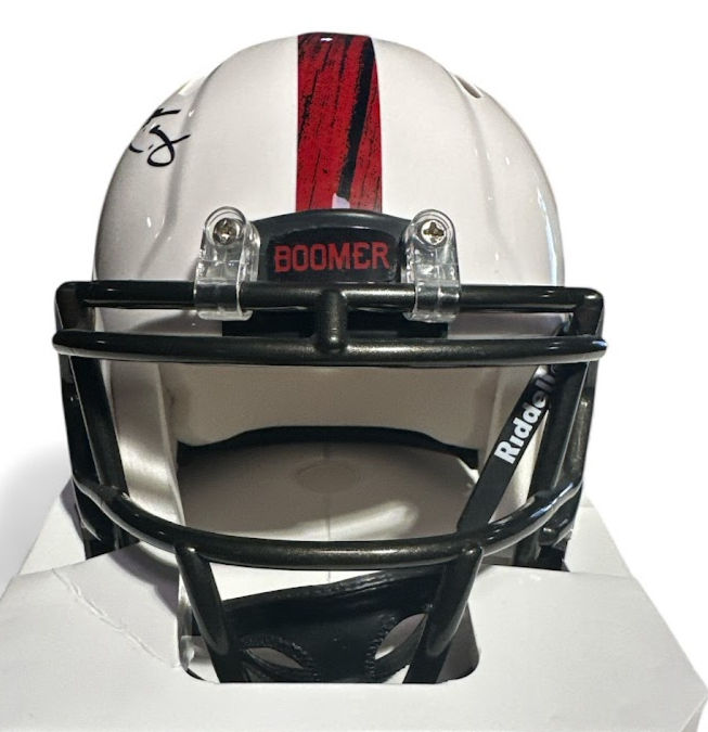Thumbnail: Kyler Murray Signed Oklahoma Sooners Speed Mini Helmet (Beckett)