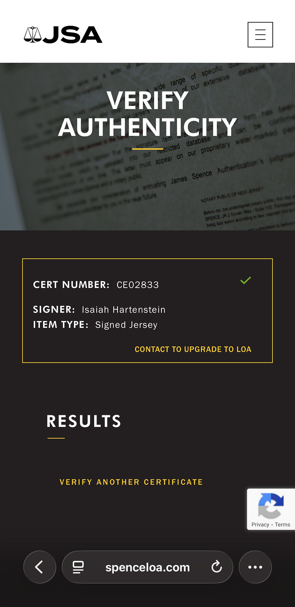 Thumbnail: Thunder Isaiah Hartenstein Signed Custom Jersey (JSA, Size XL)