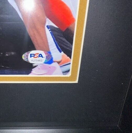 Thumbnail: Shai Gilgeous-Alexander Signed Custom Framed OKC Thunder Photo Display (PSA)