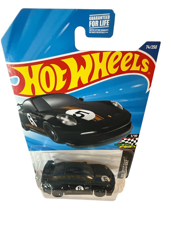 Thumbnail: Hot Wheels Porsche 911 GT3 74/250 – HW Race Day Series 1/10 Diecast top view