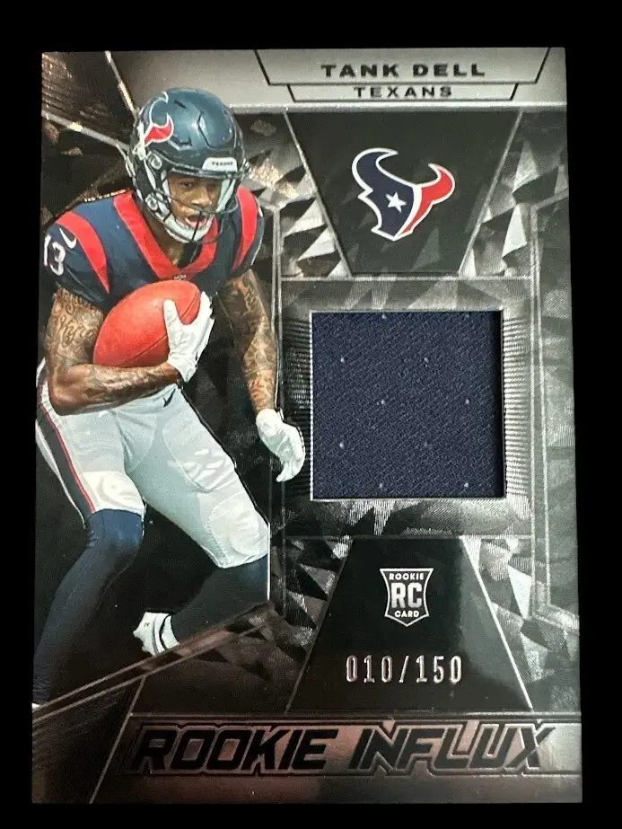 Tank Dell Panini Black Rookie Influx Patch RC #010/150