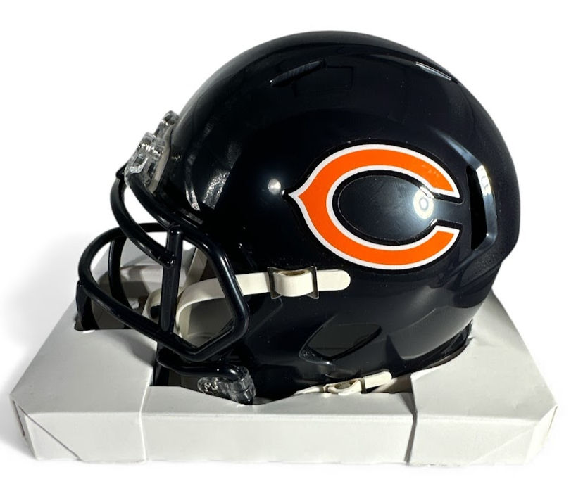 Thumbnail: D'Andre Swift Signed Chicago Bears Speed Mini Helmet (JSA)