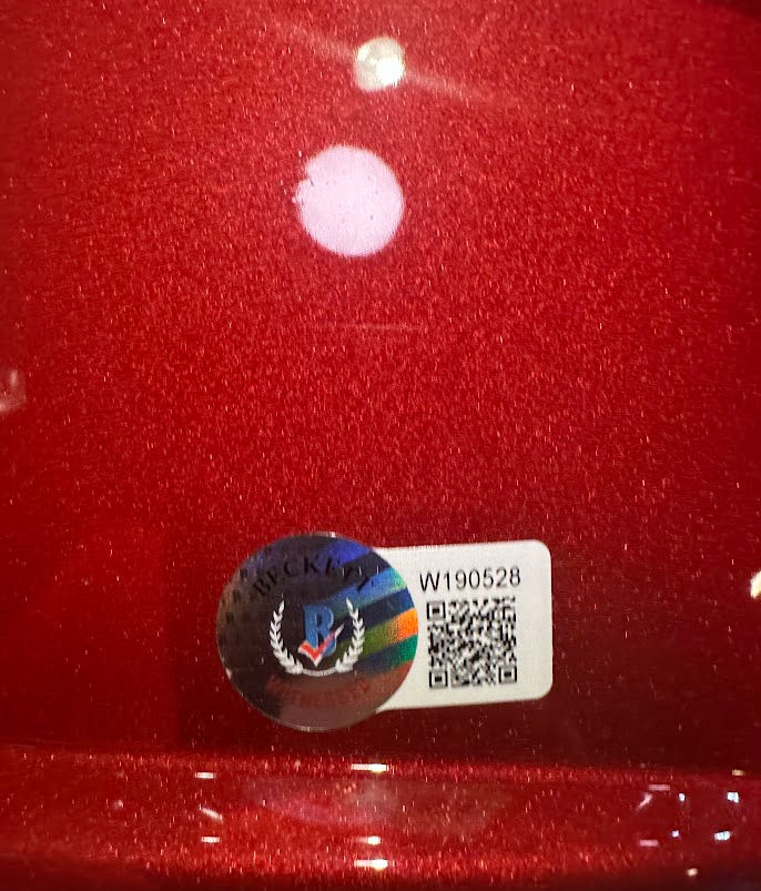 Thumbnail: Adrian Peterson Signed Oklahoma Sooners Full-Size Replica Helmet – Beckett