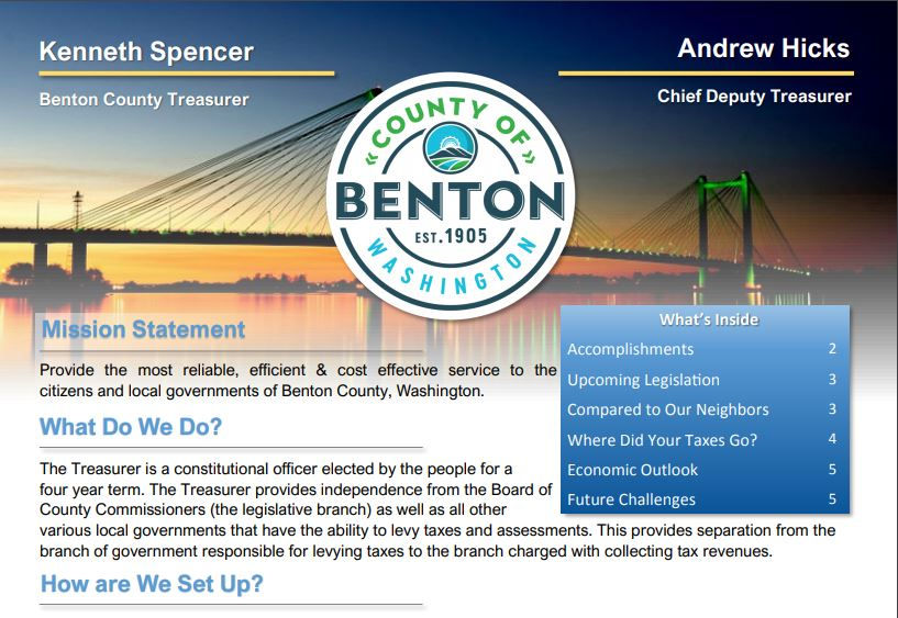 Benton County Treasurer Washington State Property Taxes