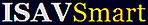 ISAV Smart company logo with bold VS lettering in gold and navy blue