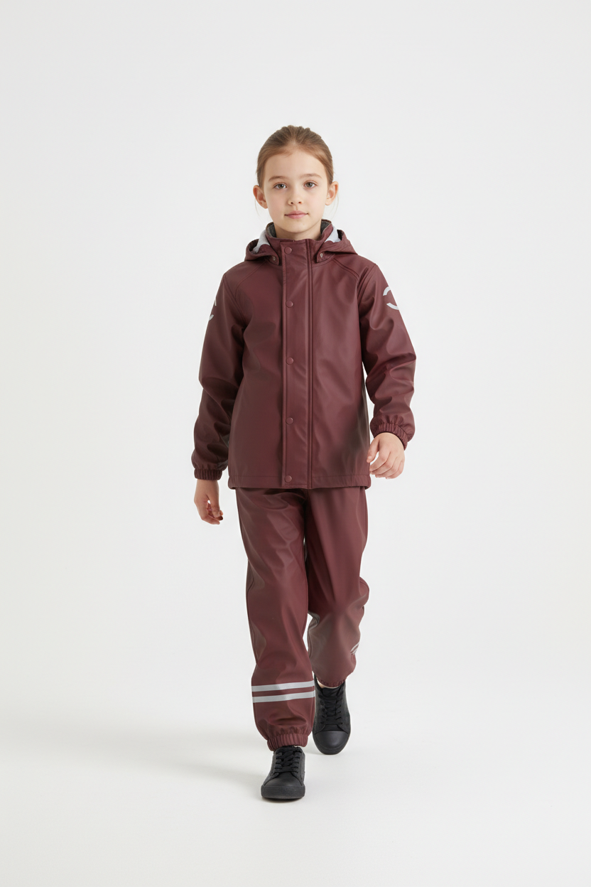 Miniaturebillede: Mikk-Line Regntøj – PU – Andorra / Bordeaux Rød