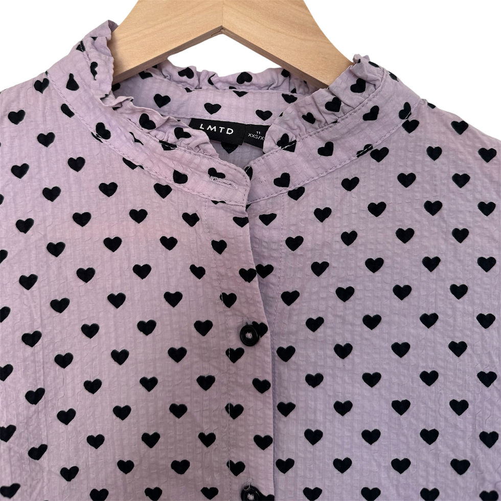 Miniaturebillede: LMDT - bluse/kjole eller skjorte - pige - lilla