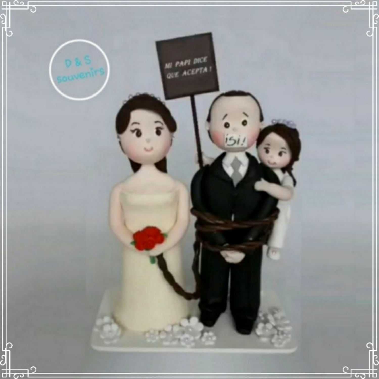 Tope de torta (Novios)