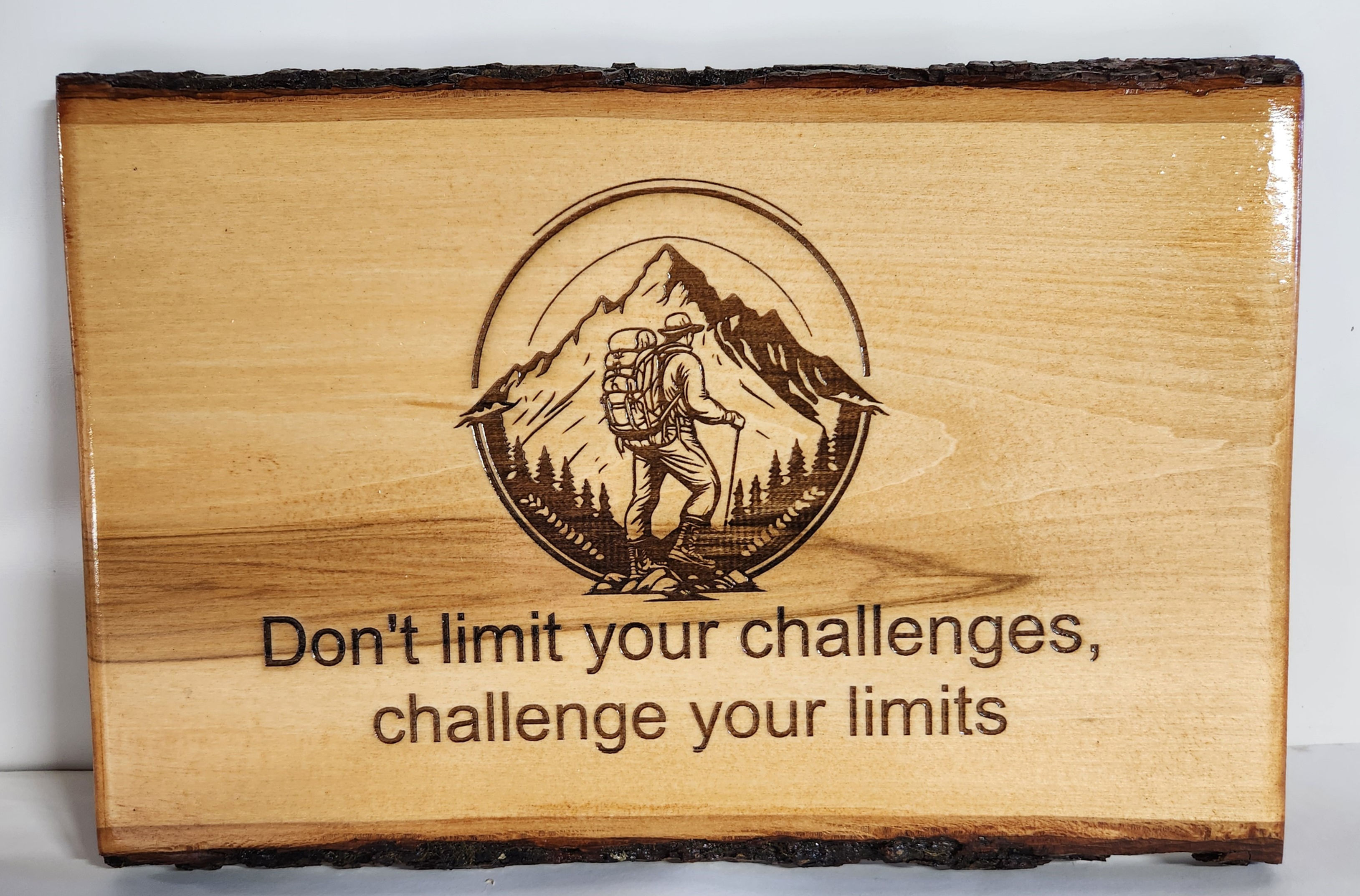 Inspirational Hiking Plaque
