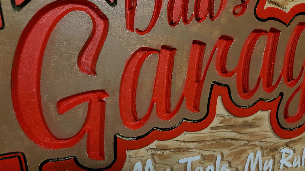 Thumbnail: Dad's Garage Sign