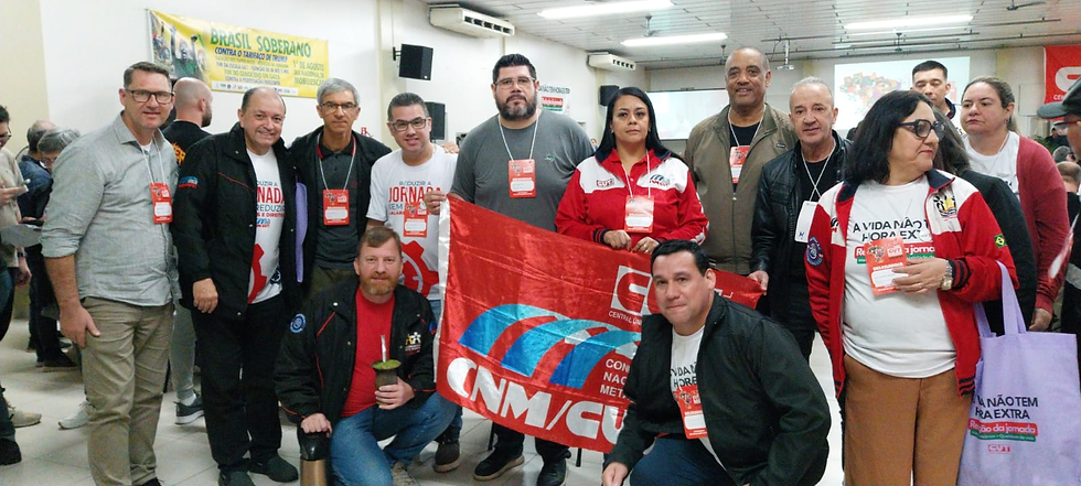 Metalúrgicos de Santa Rosa presentes na 17ª Plenária Estadual da CUT/RS