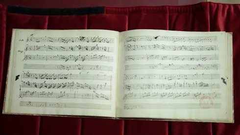 Un manuscrit inédit de Mozart découvert à la Bibliothèque nationale de France