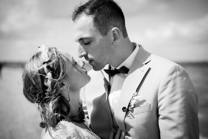 Hochzeitsfotografie Hochzeit Kiel Hochzeitsfotograf Hochzeitsfotografin am Strand