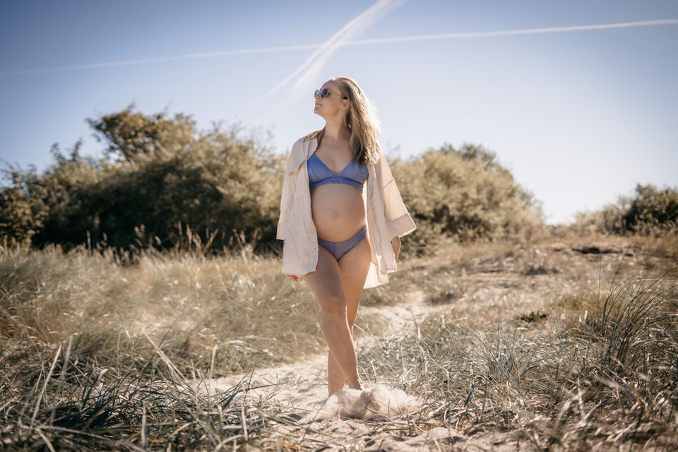 Babybauch Schwangerschaft Shooting Kiel