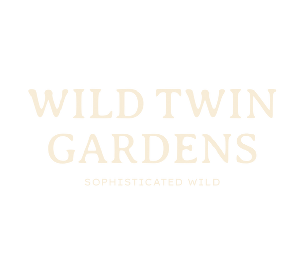 The logo spelling Wild Twin Gardens