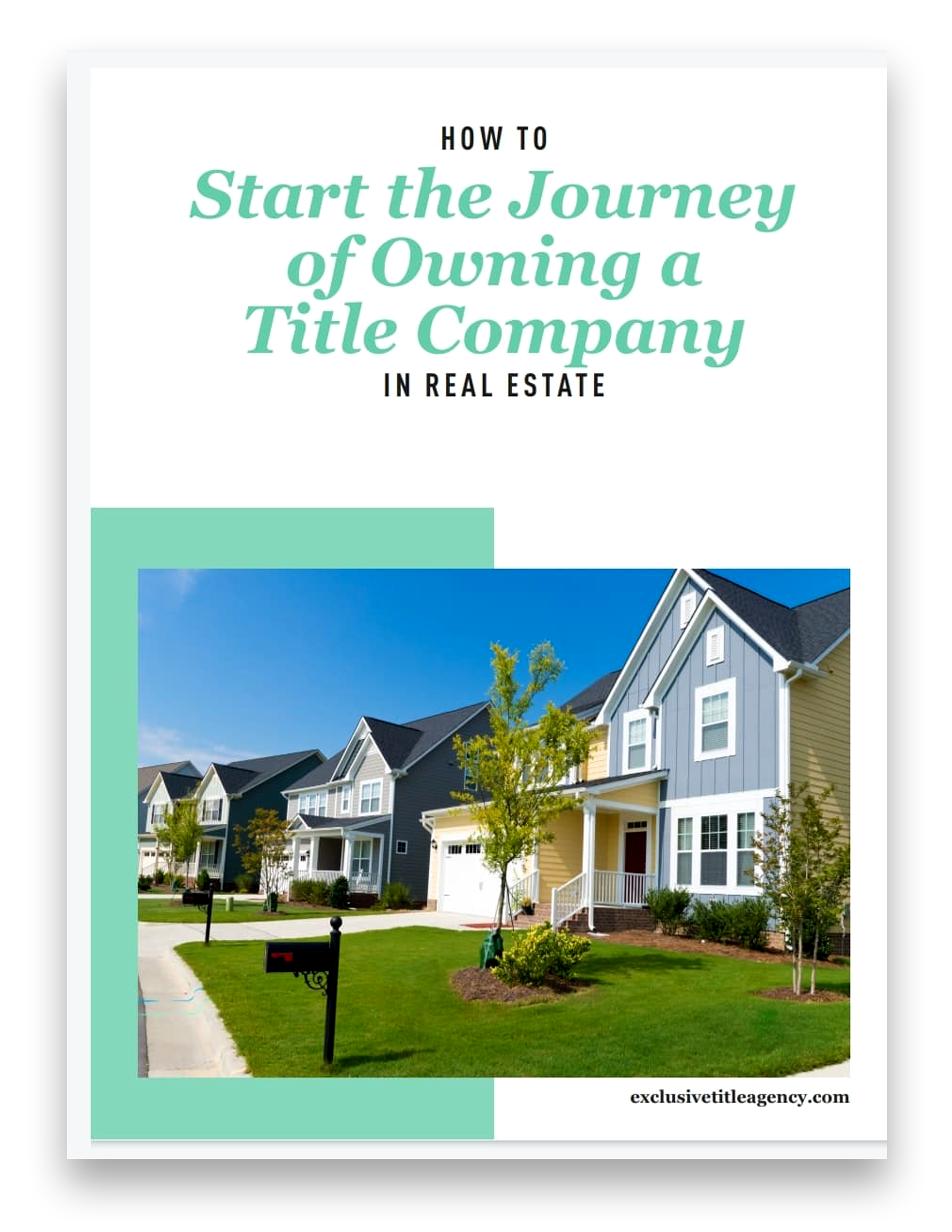 How to Start the Journey of Owning a Title Company Ebook