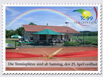 Eröffnung der Tennisplätze