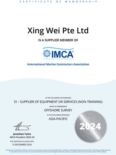 #IMCA #XingWeiMarine #XWMarine #DynamicPositioning #MarineConsultancy #ShipBrokerage
