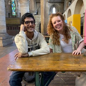 Haris Ahmed Poet | With Kirsty Taylor at Leeds Poetry Festival Left Bank Leeds.