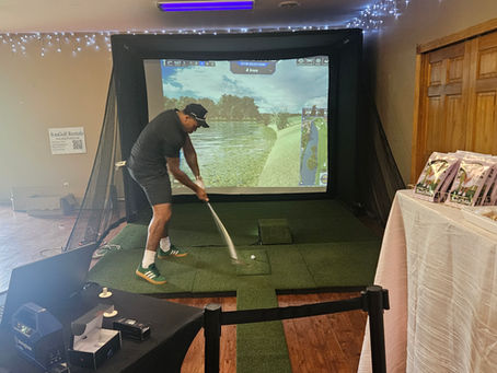 Golf Simulator Rental for Birthday Party in Michigan City, Indiana