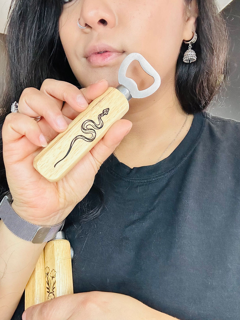 Thumbnail: Wild Etchings: Magnetic Wooden Bottle Openers
