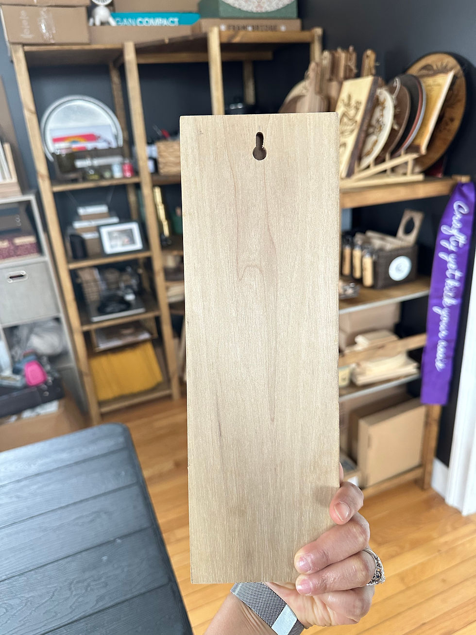 Thumbnail: Dead Head Woodburned Wall Art
