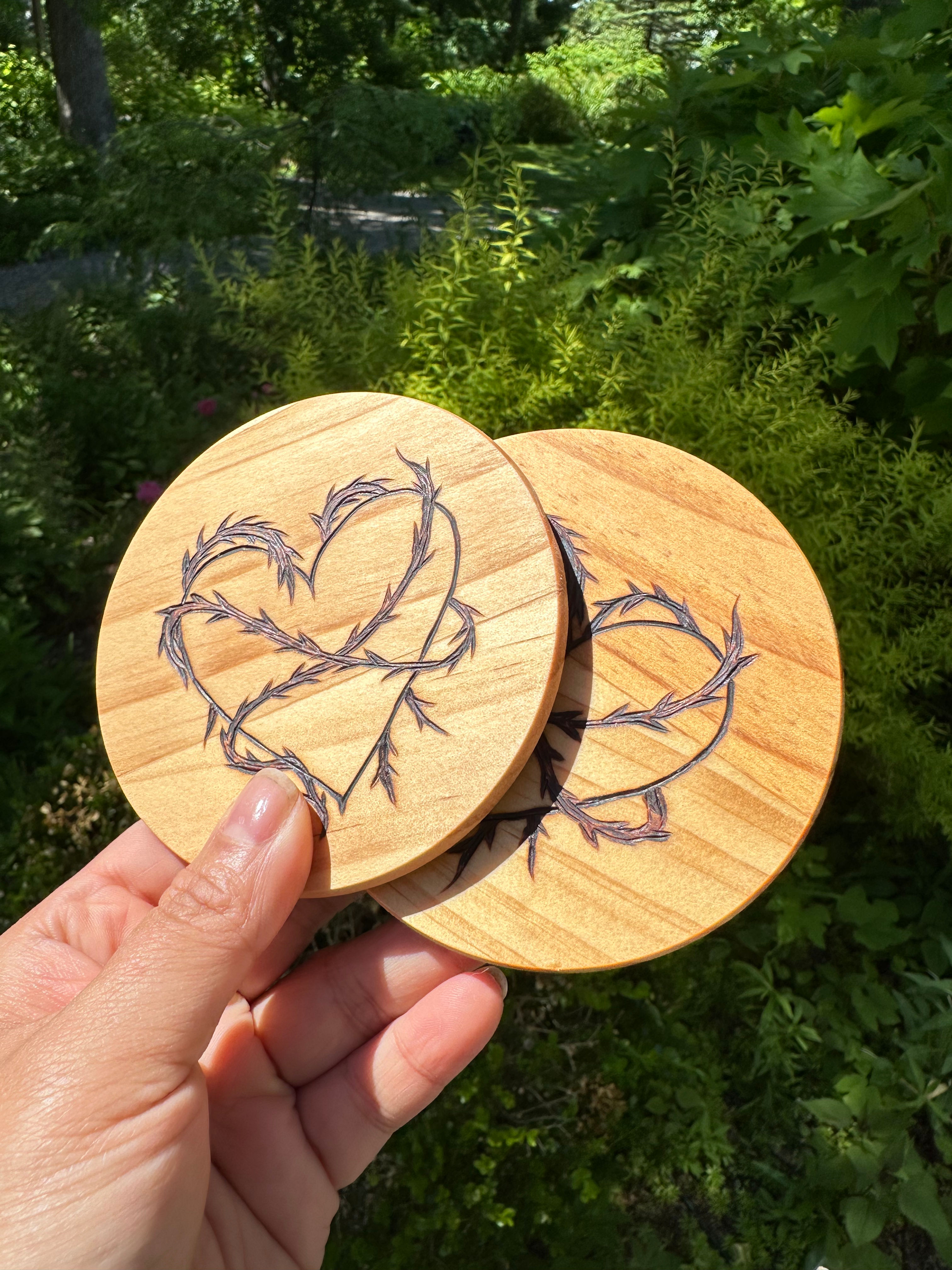 Ensnared Coaster Duo